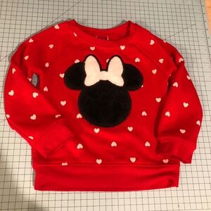 1046/ Disney Junior, Minnie Mouse Sweatshirt, Size 3T, Excellent Condition